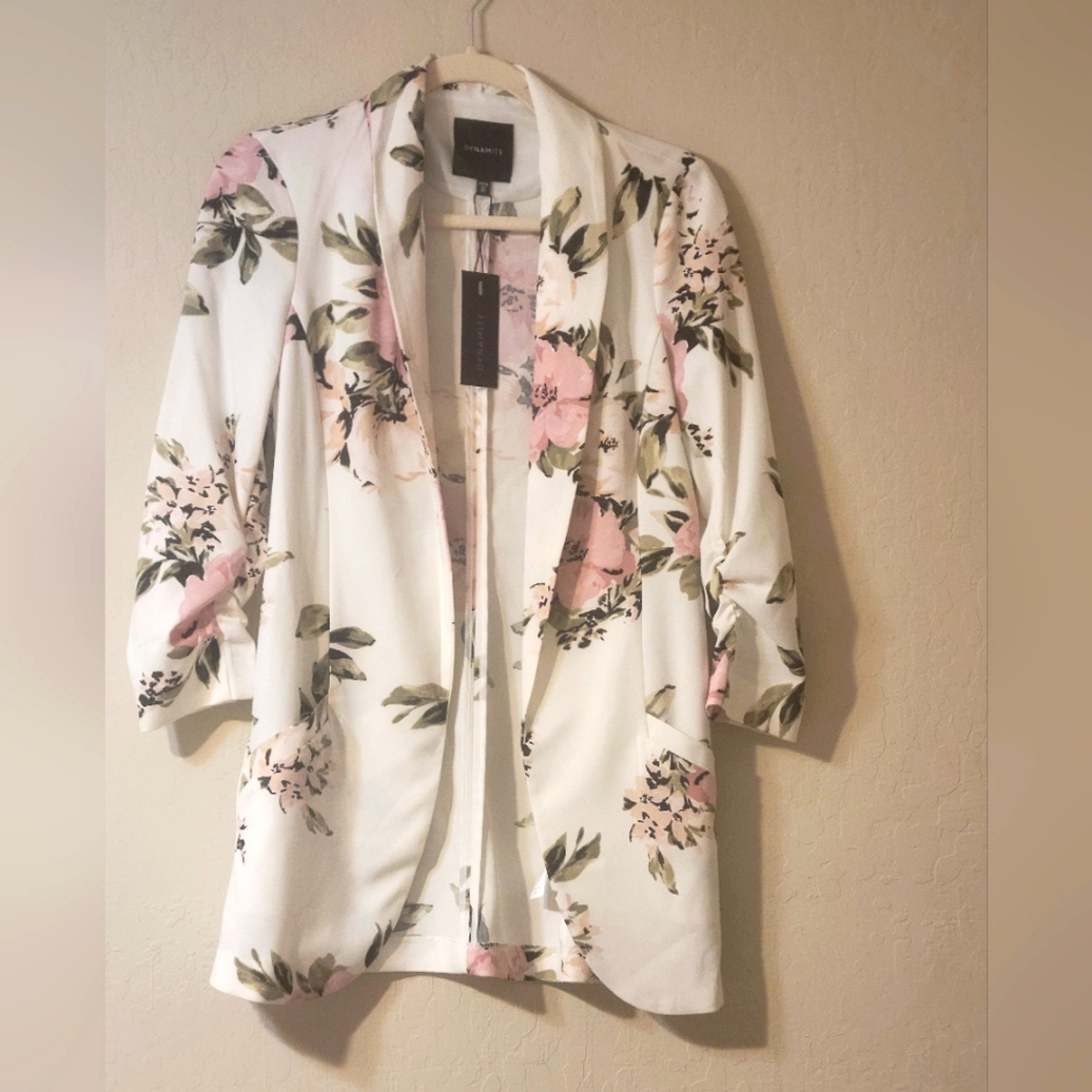 Floral blazer